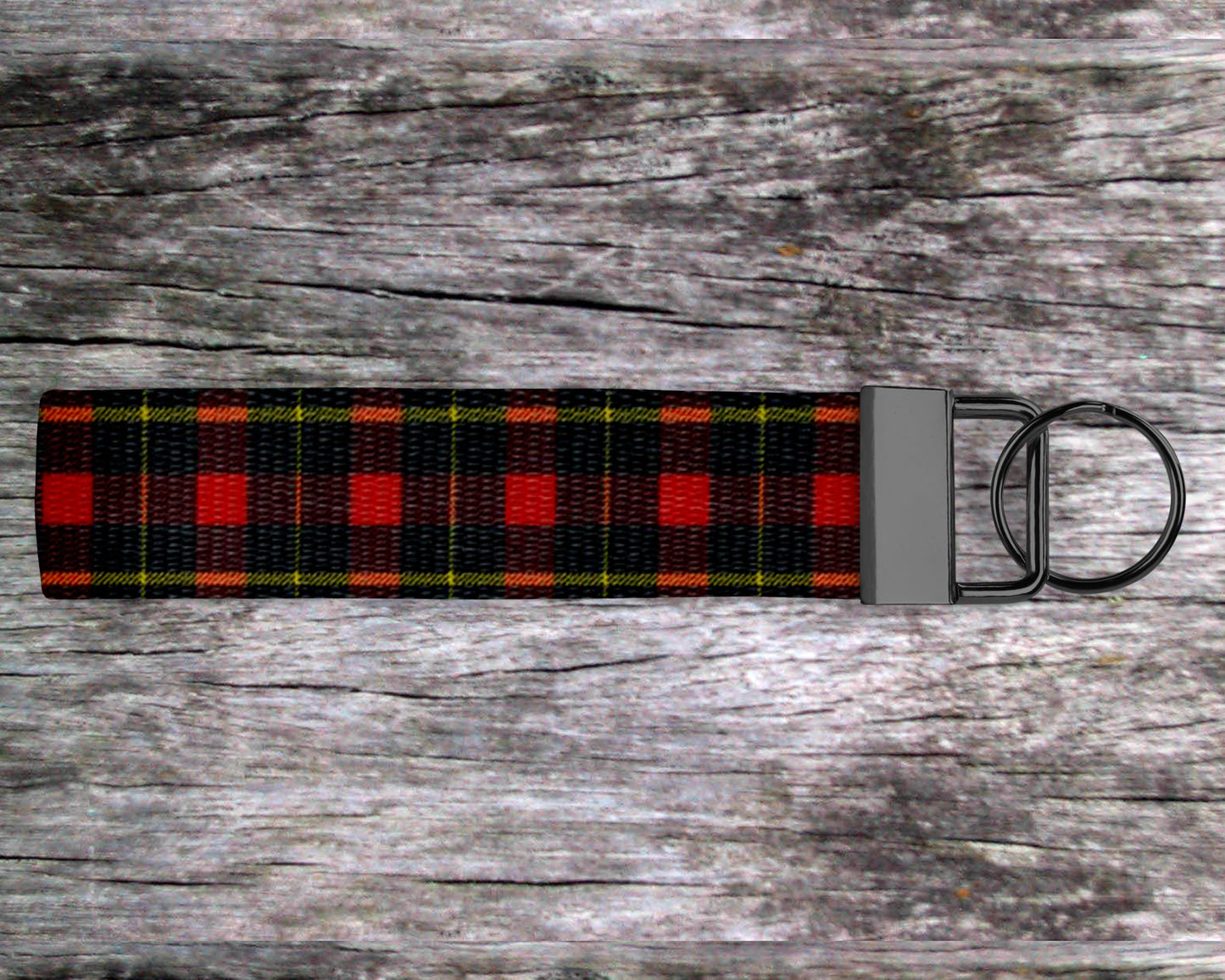 Buffalo Plaid Keyfob Wristlet